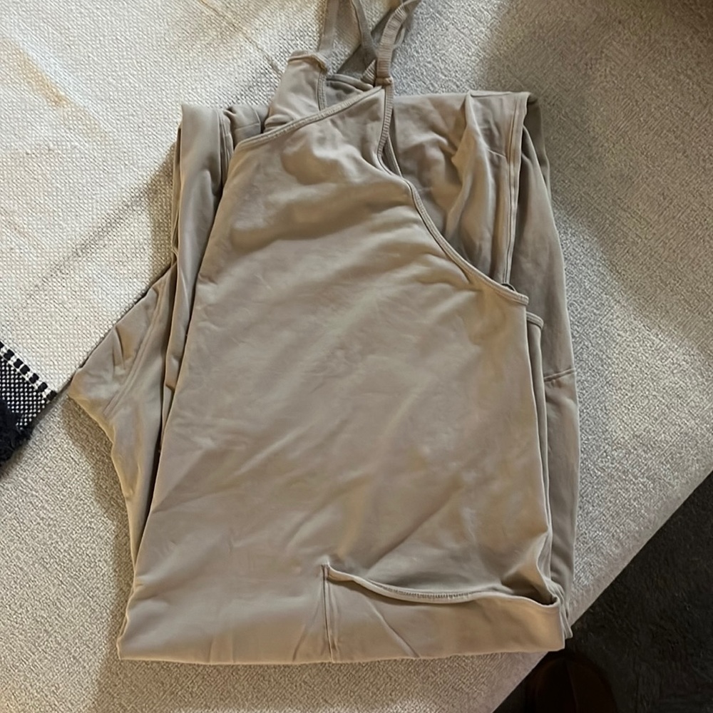 Free people Hot shot onesie.  Retired Kelp color(perfect tan) size xl.
